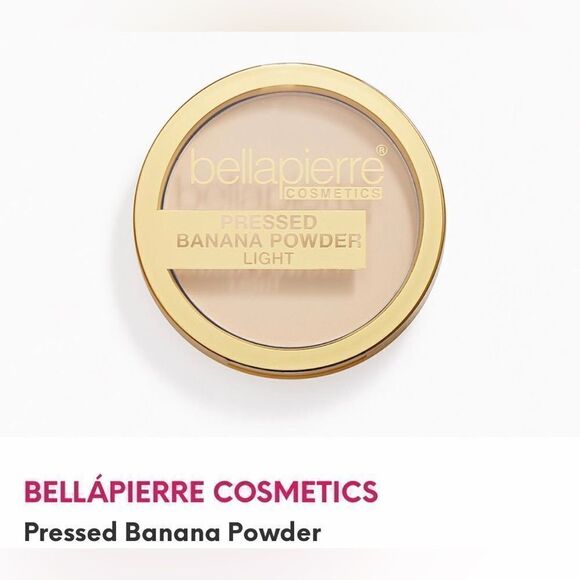 NEW … BELLAPIERRE COSMETICS Pressed Banana Powder In Light - Picture 1 of 5
